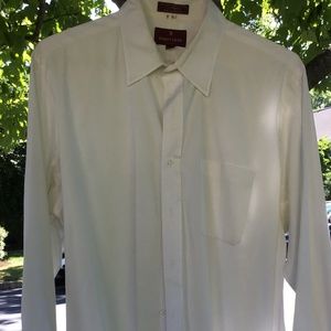 Nordstrom Classic Cream/White colored Men’s Shirt in the size of XL